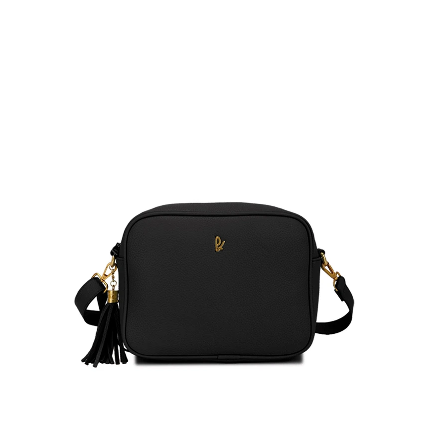 Bolso bandolera textura ligera y pompón GB