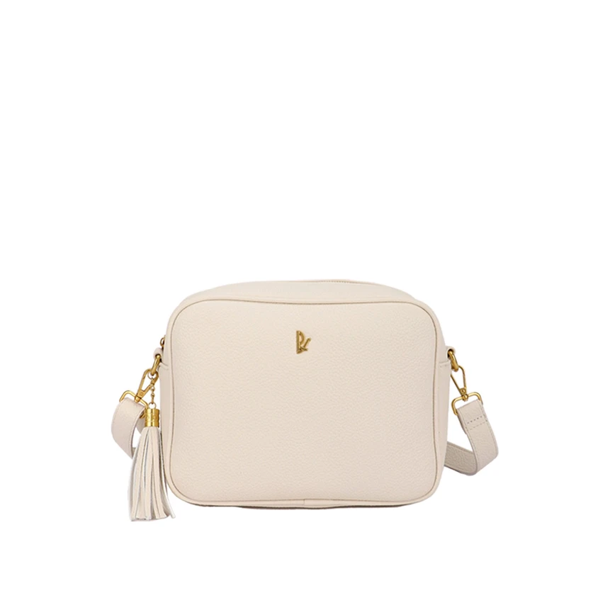 Bolso bandolera textura ligera y pompón GB
