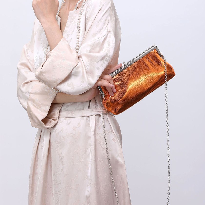 Bolso de fiesta GB metalizado