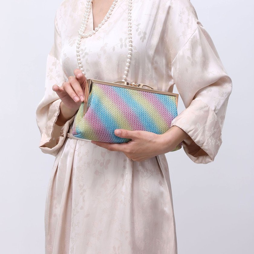 Borsa con divisori e brillantini GB