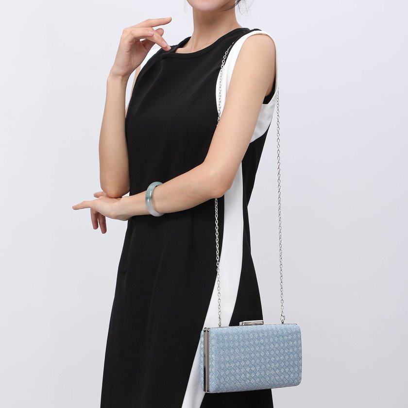 Rectangular fanny pack with GB texture