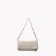 Clutch-style crossbody bag with intertwined strap on GB chain