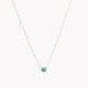 S925 necklace round blue GB