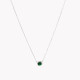 S925 necklace round green GB