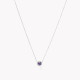 Collier S925 rond lilas GB