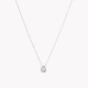 S925 necklace oval transparent GB