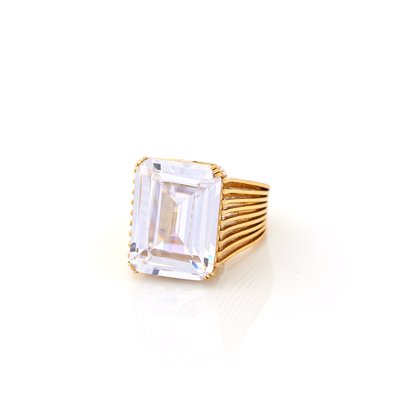 Semi precious ring rectangular GB