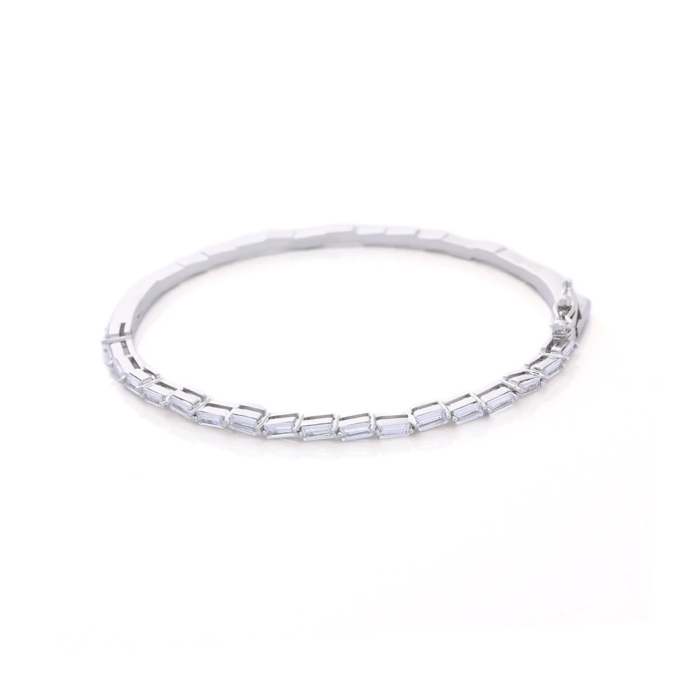 Bracciale rigida semi preziosi irregolare GB