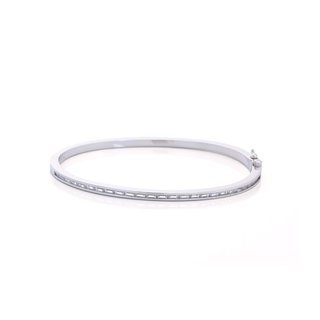 Bracelet rigide semi précieuse avec zircones GB