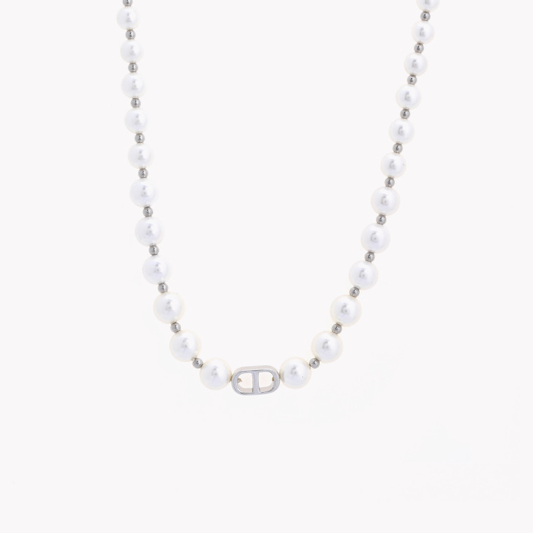 Semi precious pearls necklace GB