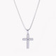 Cross men steel necklace basic GB