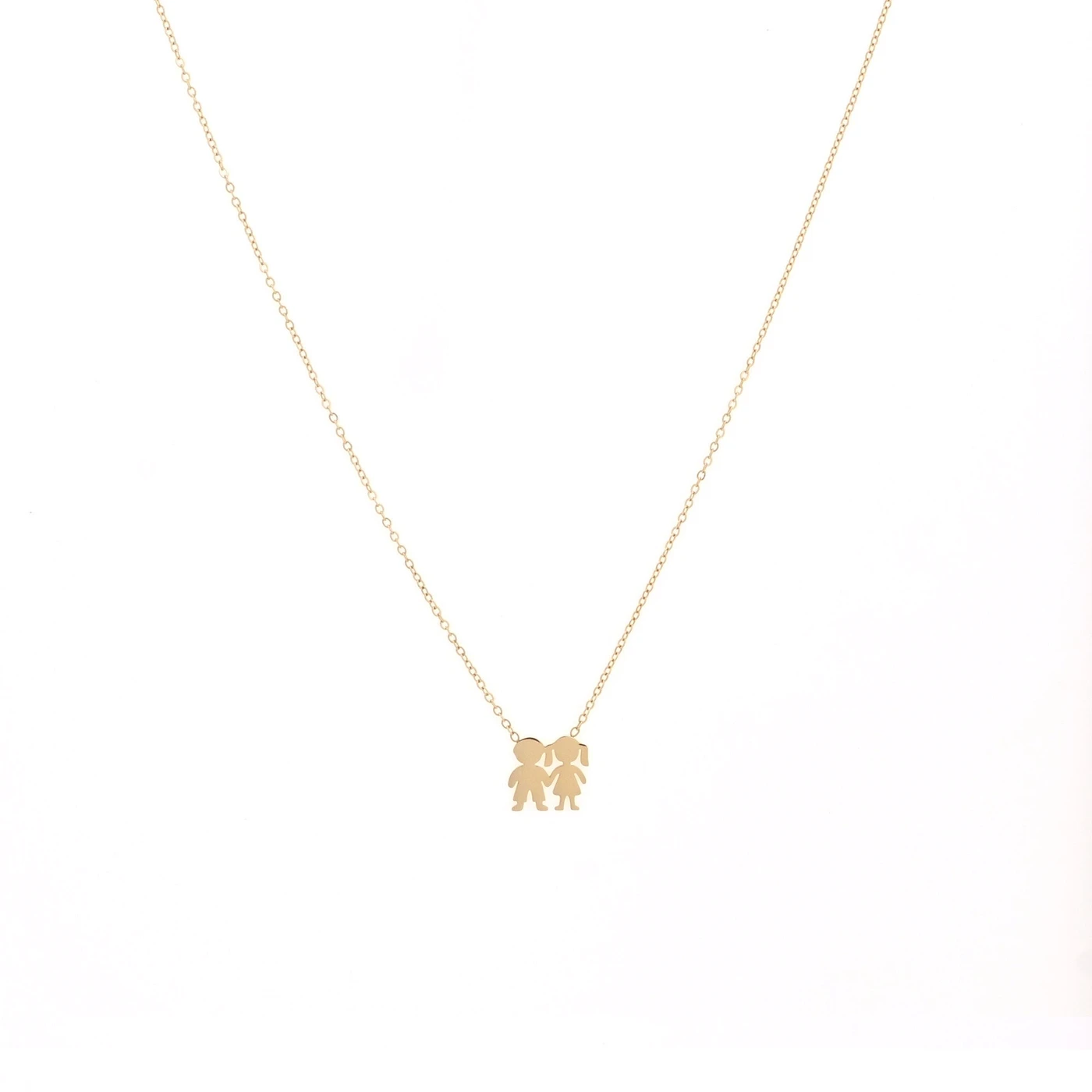 Double steel necklace GB