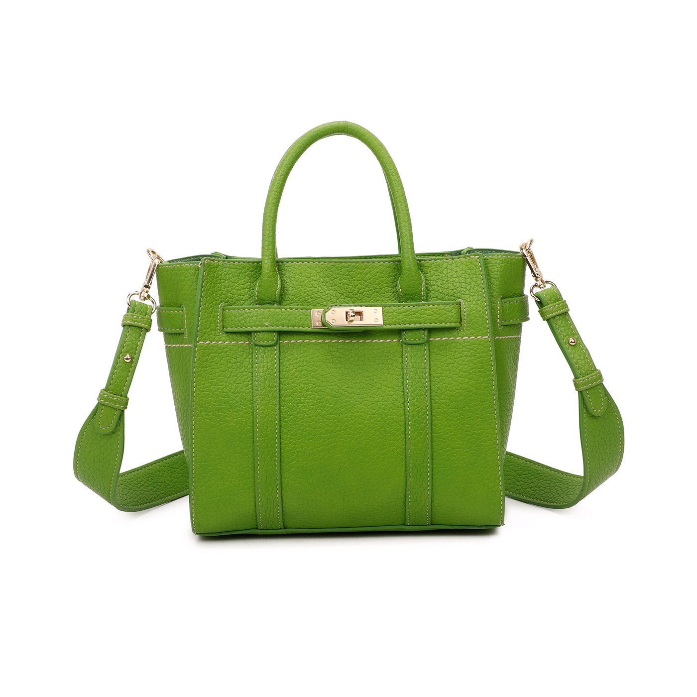 Mala estilo Tote com detalhe estilo cinto GB