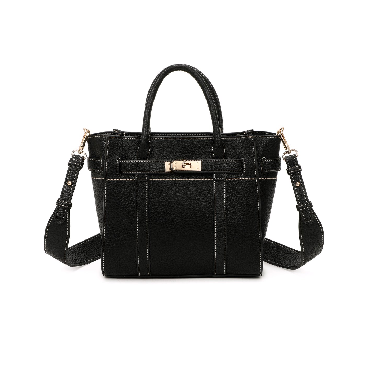 Mala estilo Tote com detalhe estilo cinto GB