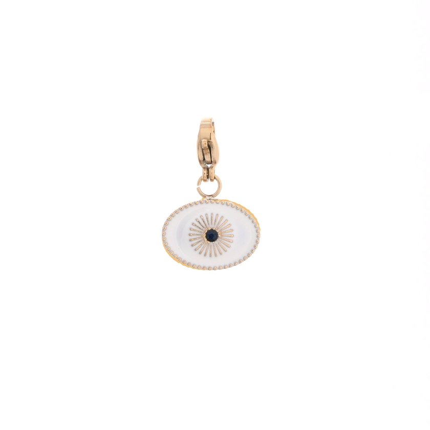 Pendente olho com pedra preta GB