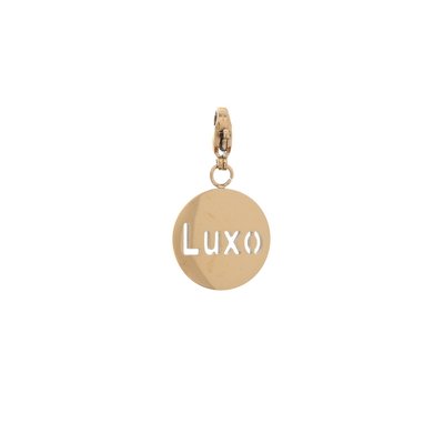 Charm Pendent com palavra Luxo