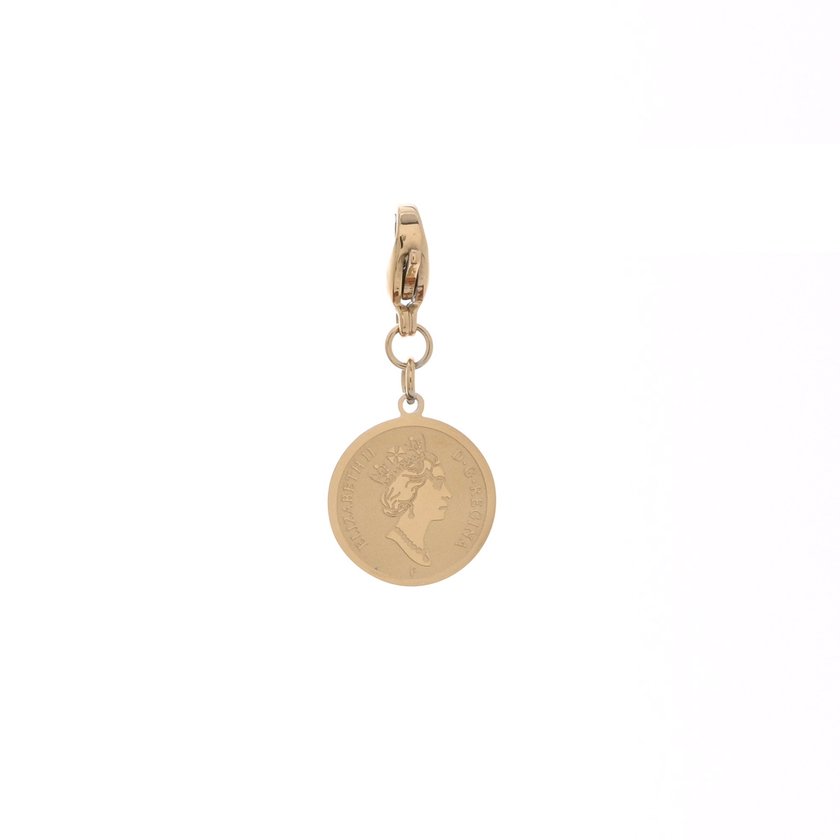 Pendente em aço rainha GB