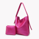 Borsa stile shopper in sintetico metallizzato GB