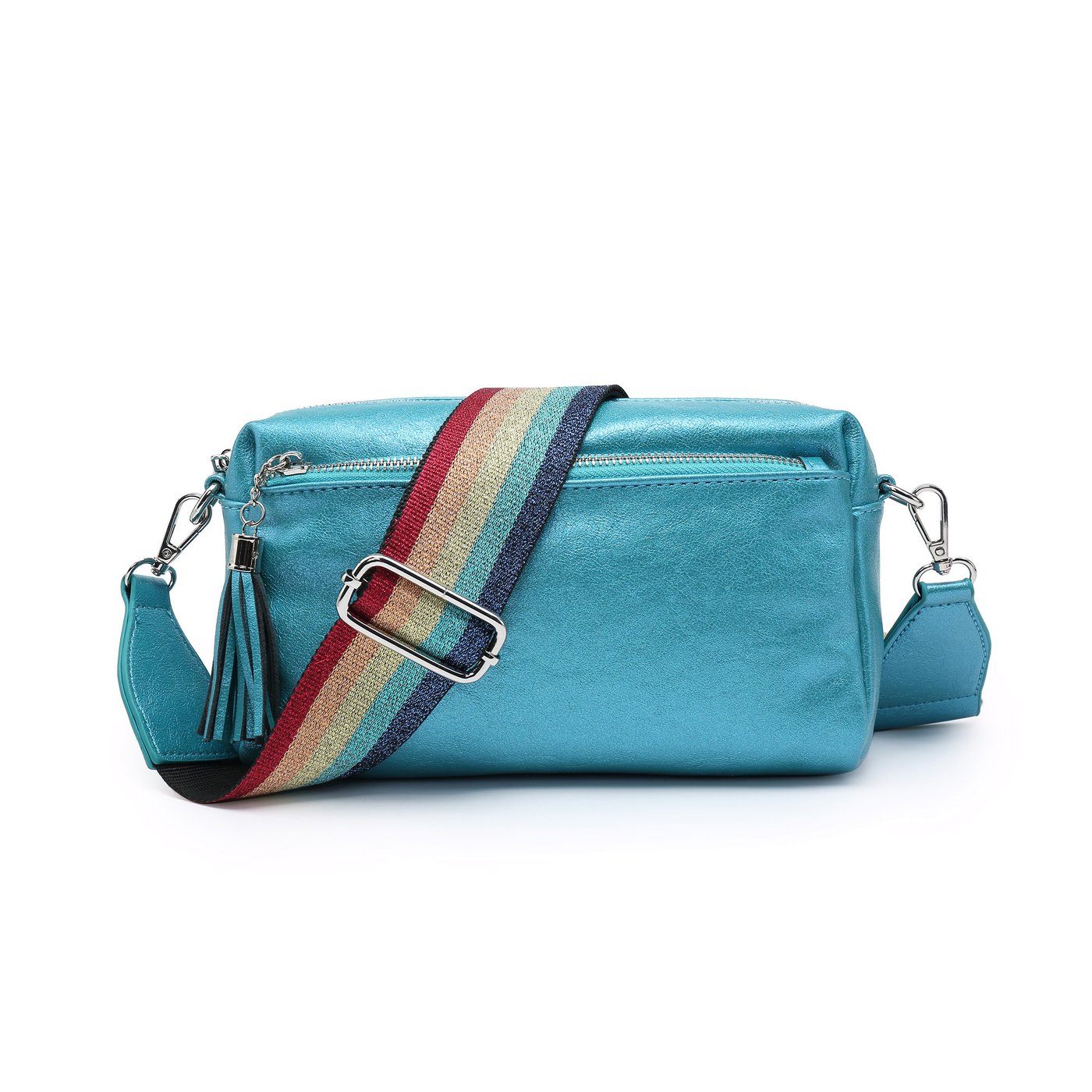 GB colorful strap crossbody bag