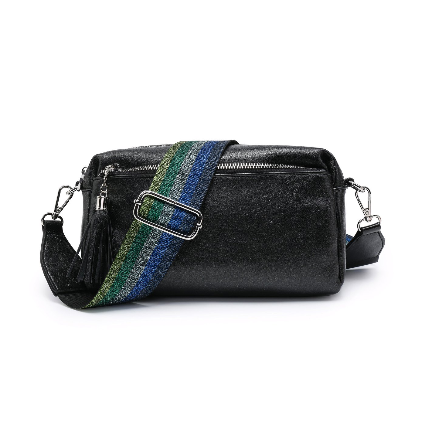 GB colorful strap crossbody bag