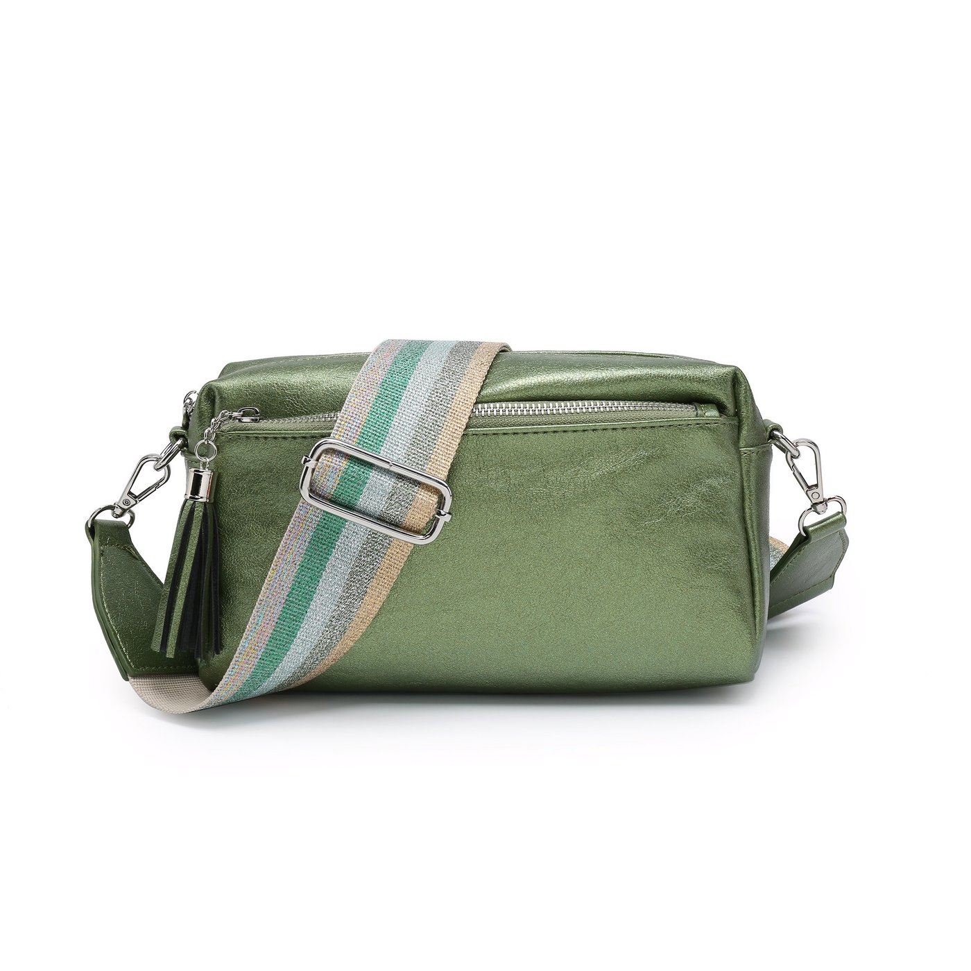 GB colorful strap crossbody bag