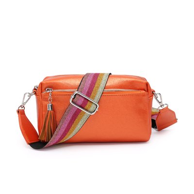 GB colorful strap crossbody bag