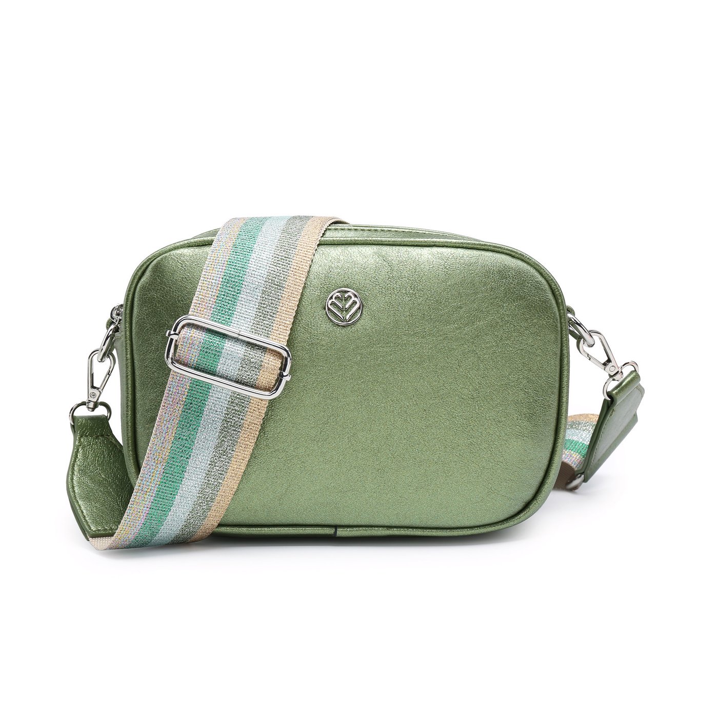 Crossbody bag with two dividers and GB detail