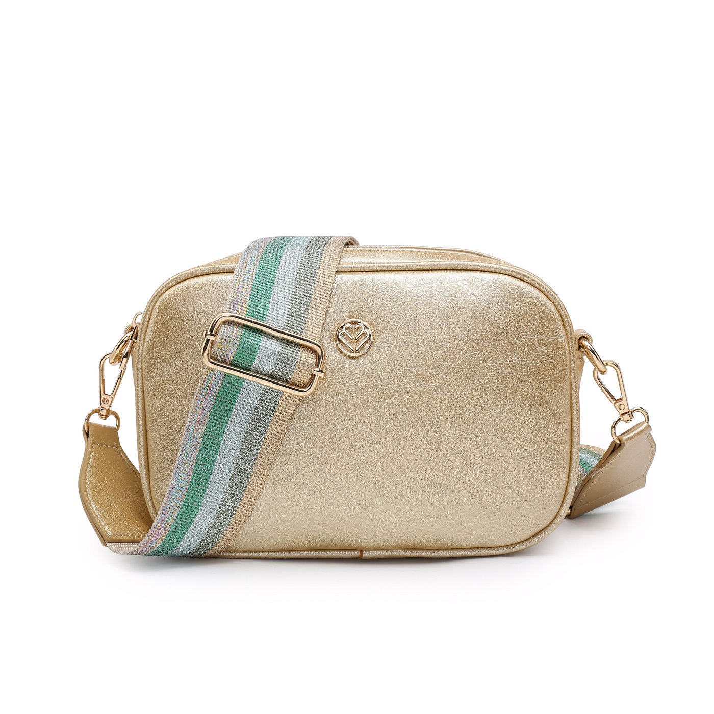 Crossbody bag with two dividers and GB detail