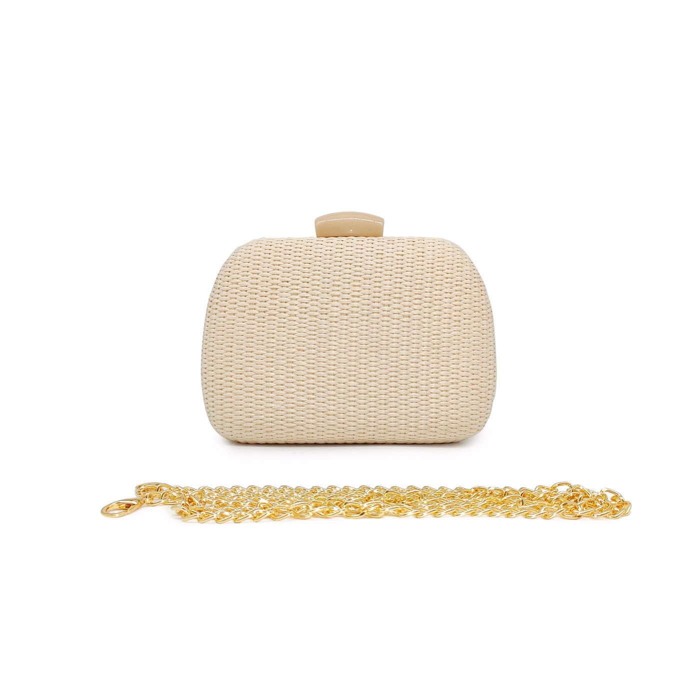 GB rounded raffia party bag