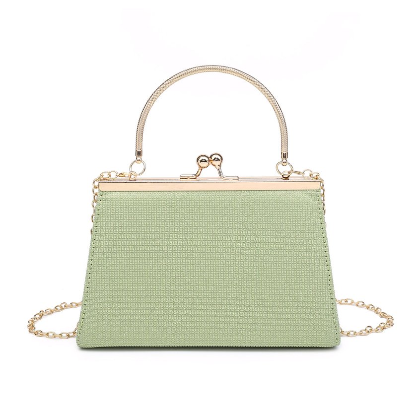 Party bag with snap closure and handle details GB
