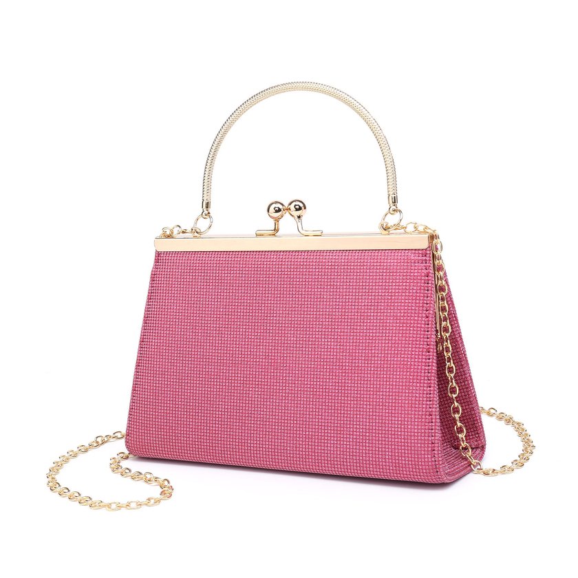 Party bag with snap closure and handle details GB