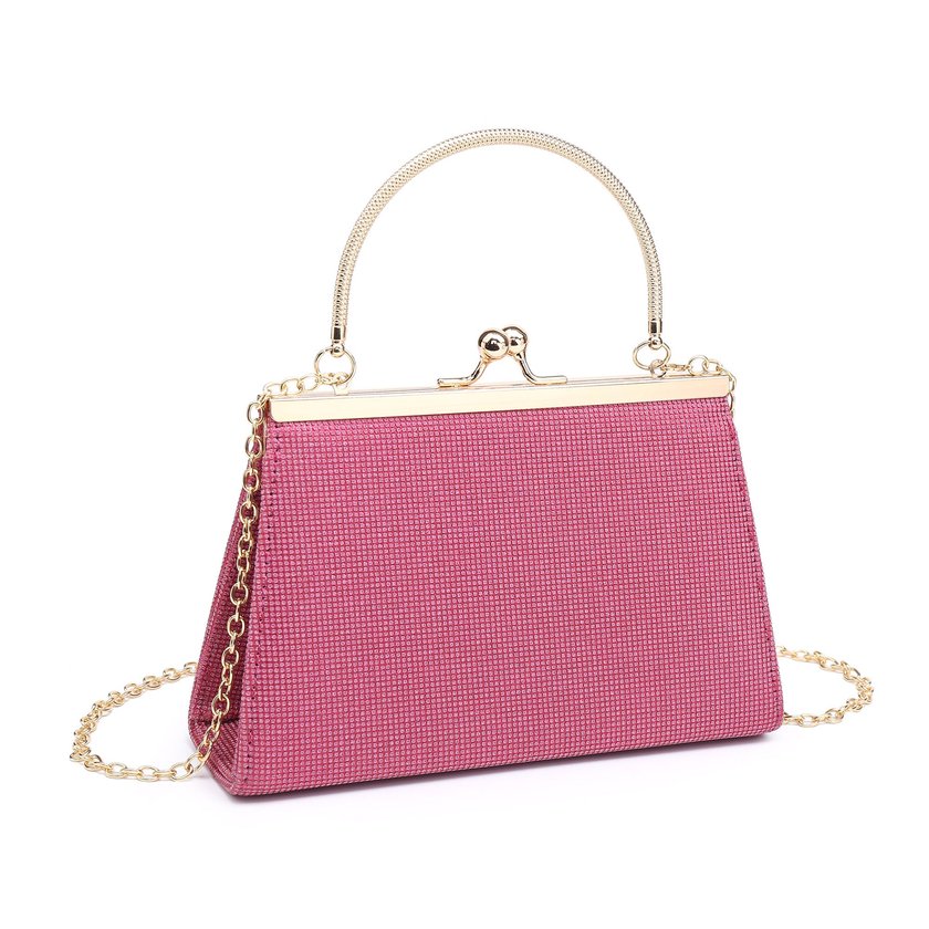 Party bag with snap closure and handle details GB