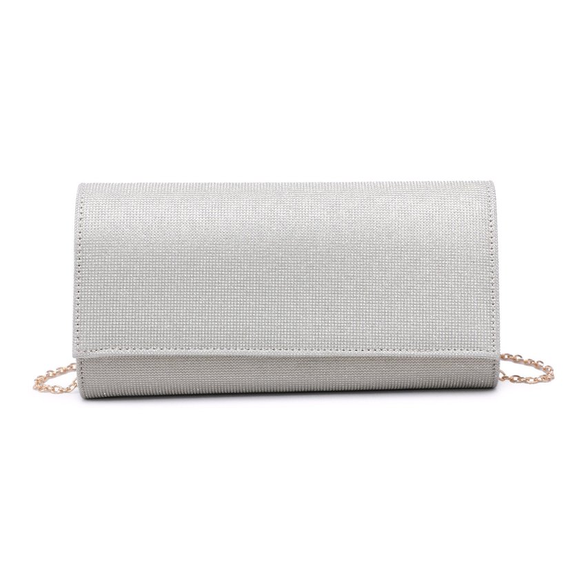 Bolsa de festa estilo envelope com brilhantes GB