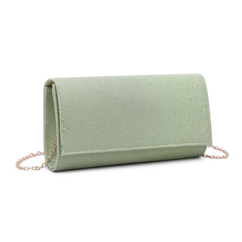 Sac de fête style enveloppe à paillettes GB