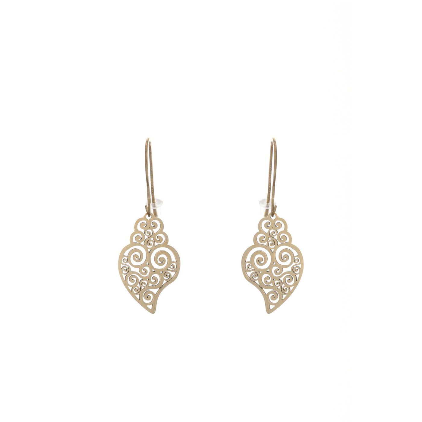 Boucles d’oreilles en acier coeur de viana GB