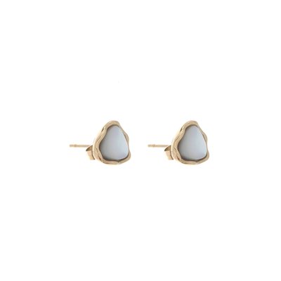 Boucles d’oreilles en acier triangulaires GB