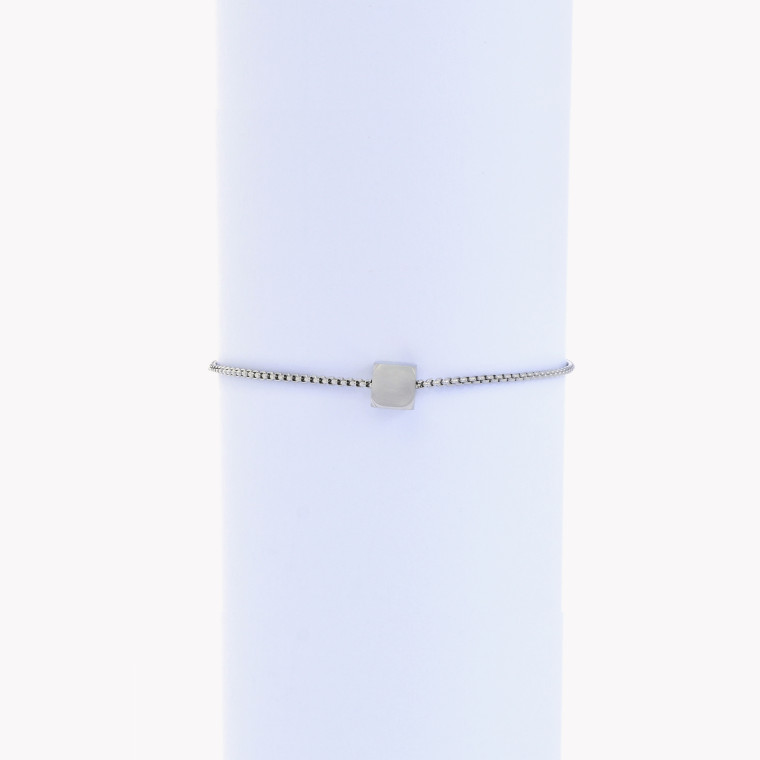 Steel bracelet square GB