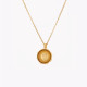 Gold plated necklace bolas de viana GB