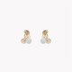 Boucles d&#039;oreilles en acier papillon nacre GB