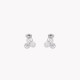 Boucles d&#039;oreilles en acier papillon nacre GB