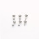 Steel set earrings brilliant GB