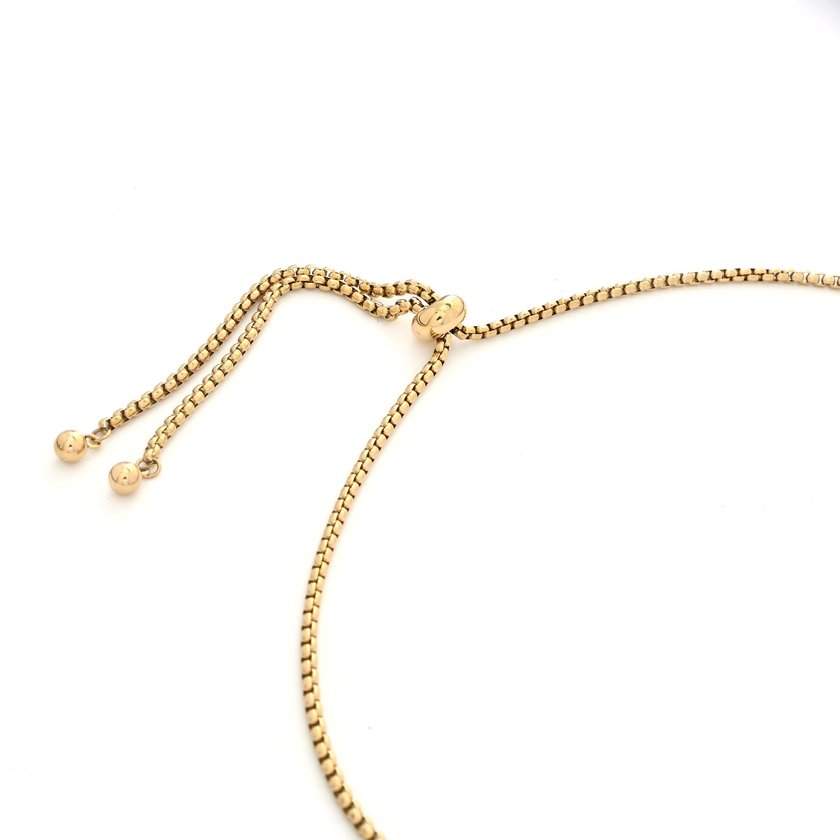 Collier en acier de base boules GB