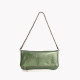 GB metallic textured clutch-style shoulder bag