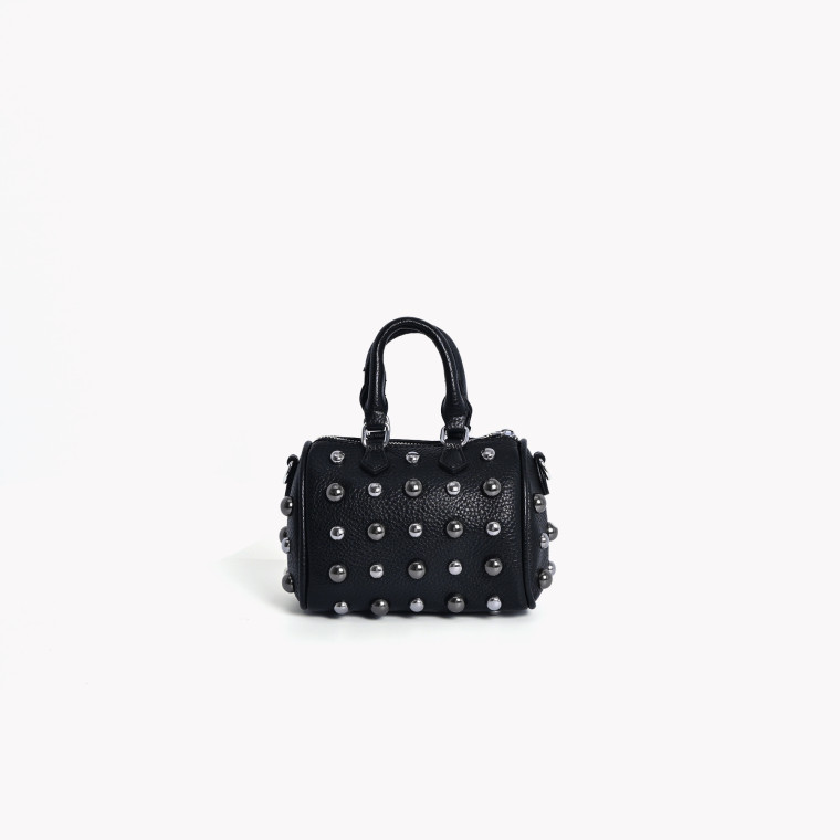 Mini clutch-style crossbody bag with GB studs