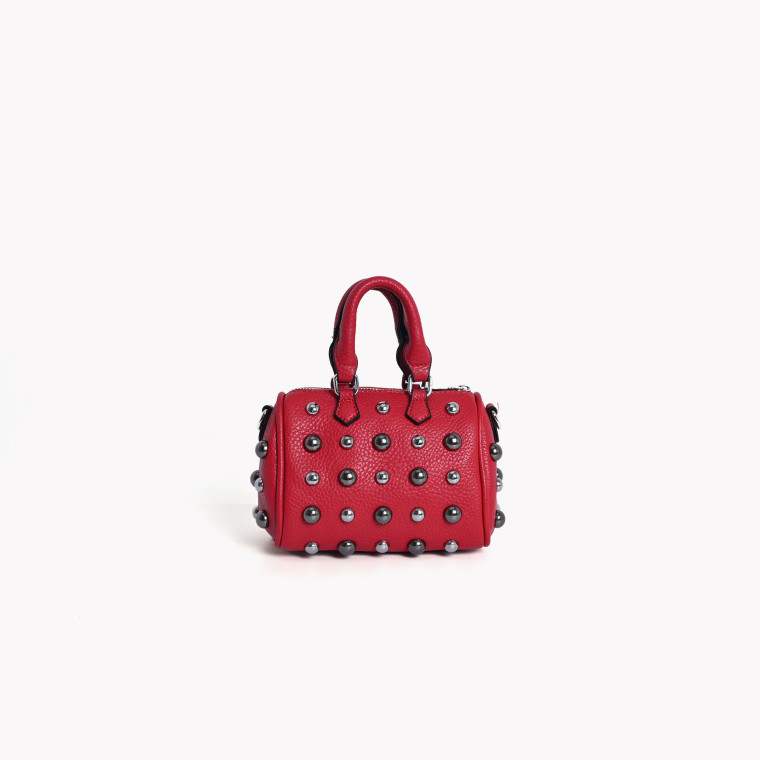 Mini clutch-style crossbody bag with GB studs