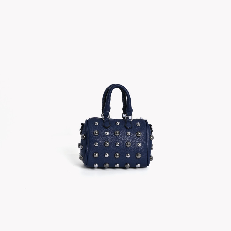 Mini clutch-style crossbody bag with GB studs