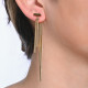 Steel earrings long simple GB