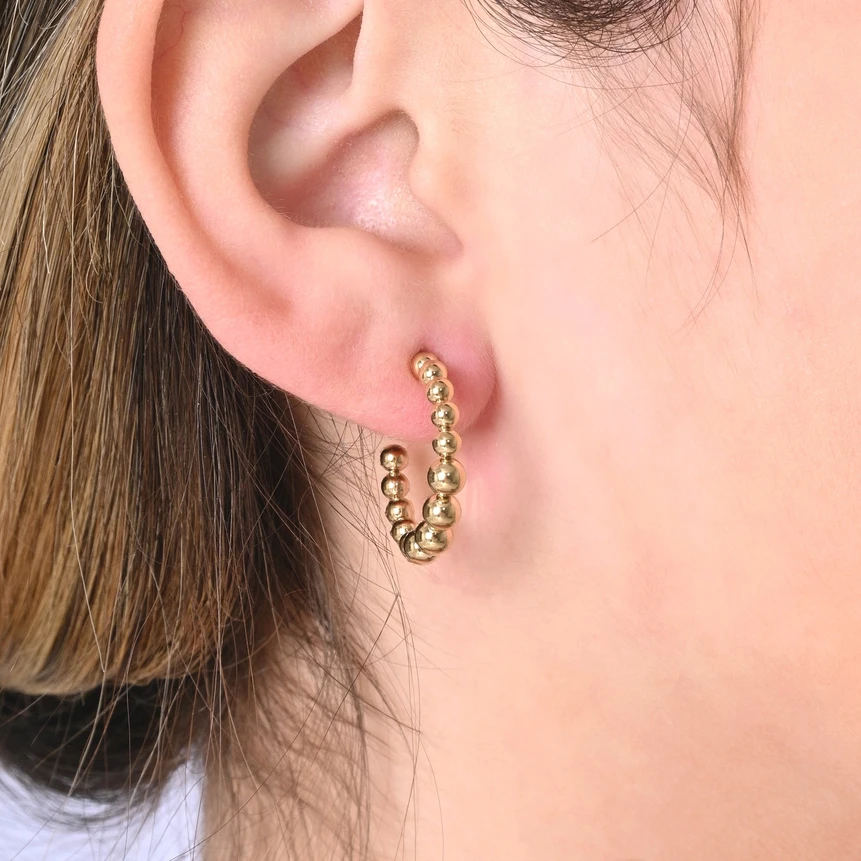 Stainless steel hoops balls small GB