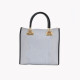 Tote Bag style bag in leather with GB texture