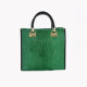 Borsa stile Tote Bag in pelle con texture GB